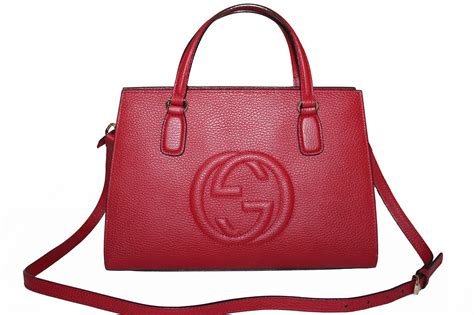 gucci red hand bag|authentic gucci red handbag.